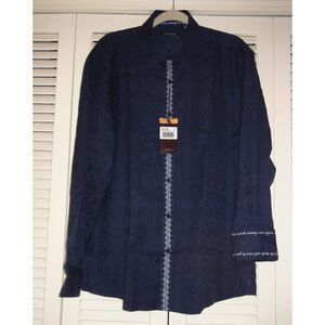 Zagiri Living After Midnight Navy Blue Shirt